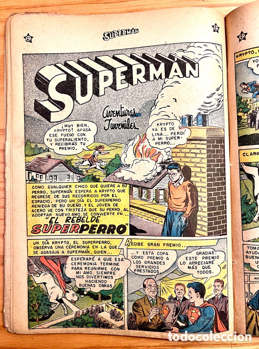 Tebeos: Superman n&ordm;187 1959. El rebelde superperro - Foto 4