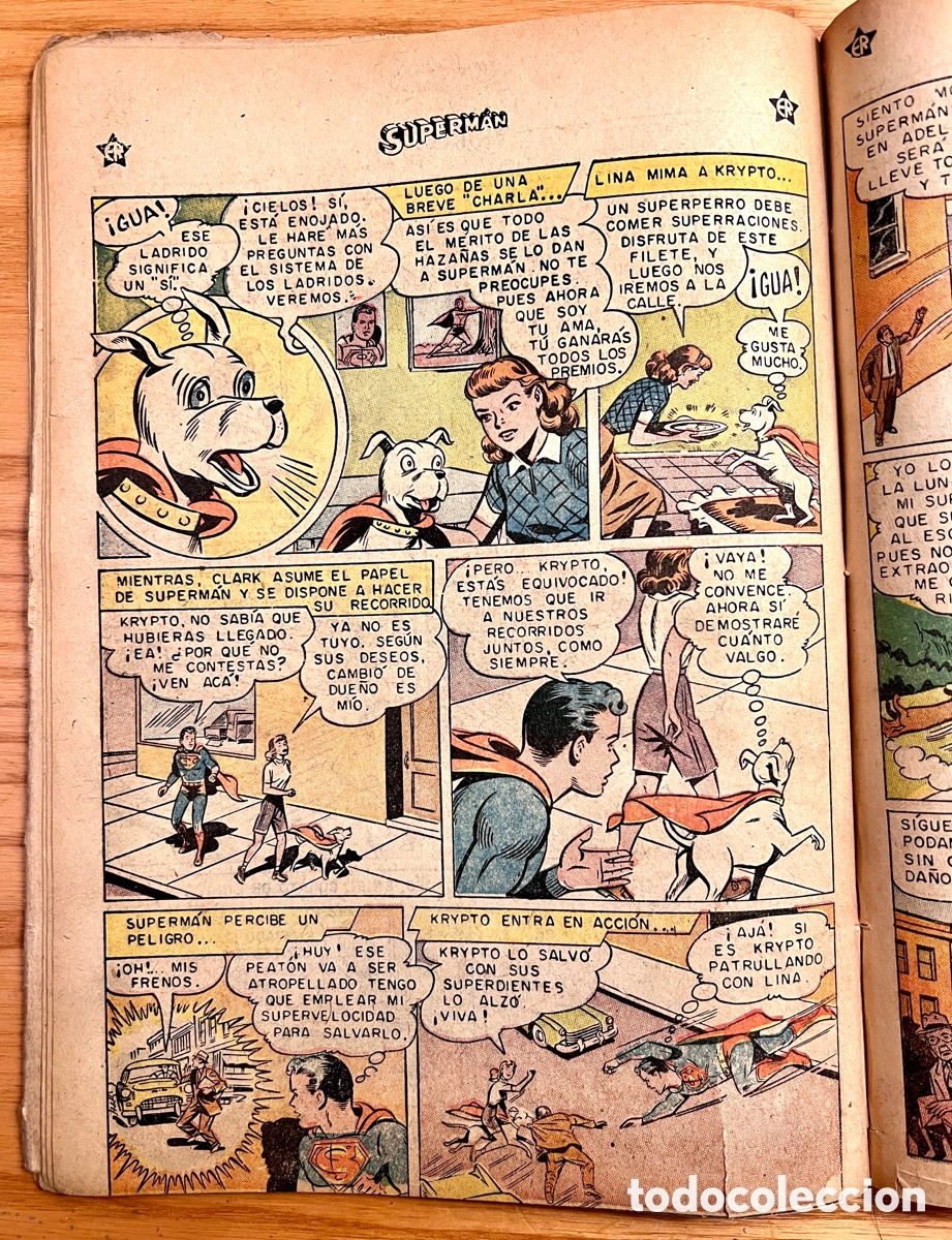 Tebeos: Superman n&ordm;187 1959. El rebelde superperro - Foto 5
