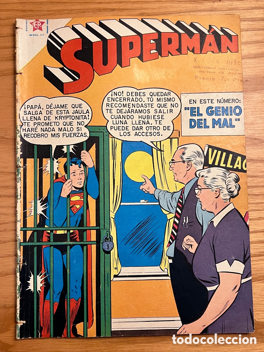 Tebeos: Superman n&ordm; 196 1959. El genio del mal - Foto 1