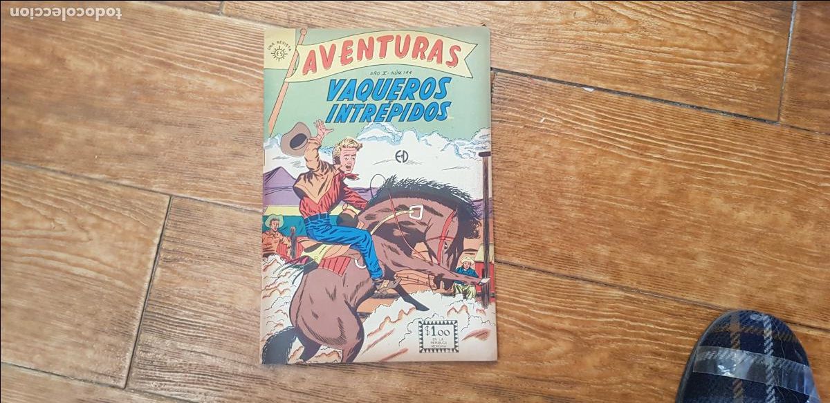 Tebeos: VAQUEROS INTREPIDOS N&ordm; 144 EDITORIAL EL SOL 1961 - Foto 1