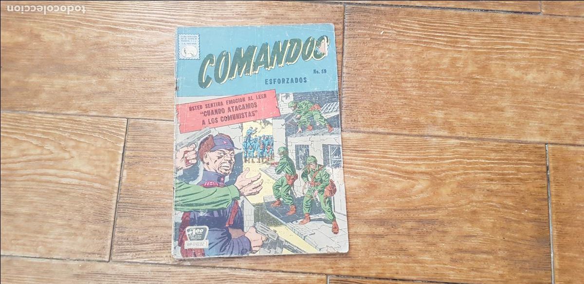 Tebeos: COMANDOS N&ordm; 50 EDITORIAL LA PRENSA 1960 - Foto 1