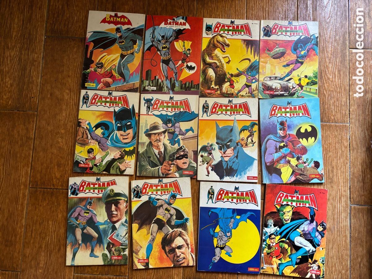 Tebeos: BATMAN - EDITORIAL NOVARO - 12 LIBRO COMIC - COLECCION COMPLETA - Foto 1
