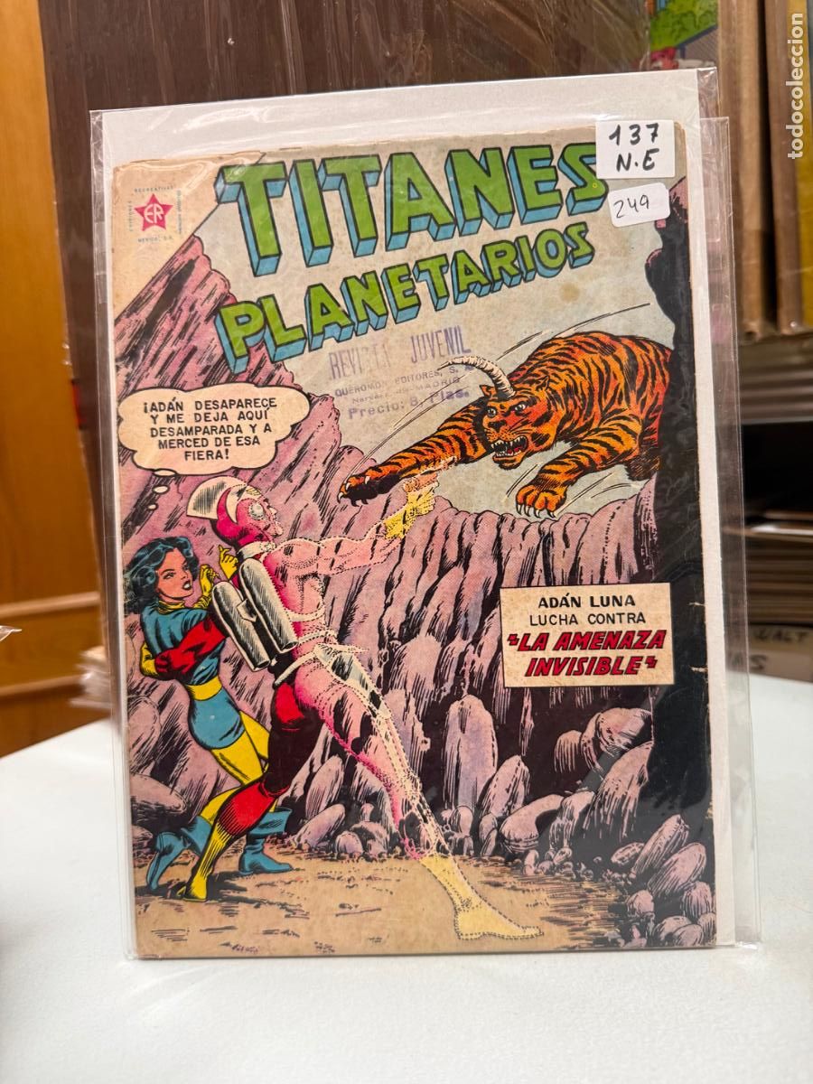 Tebeos: TITANES PLANETARIOS EDITORIAL NOVARO NUMERO 137