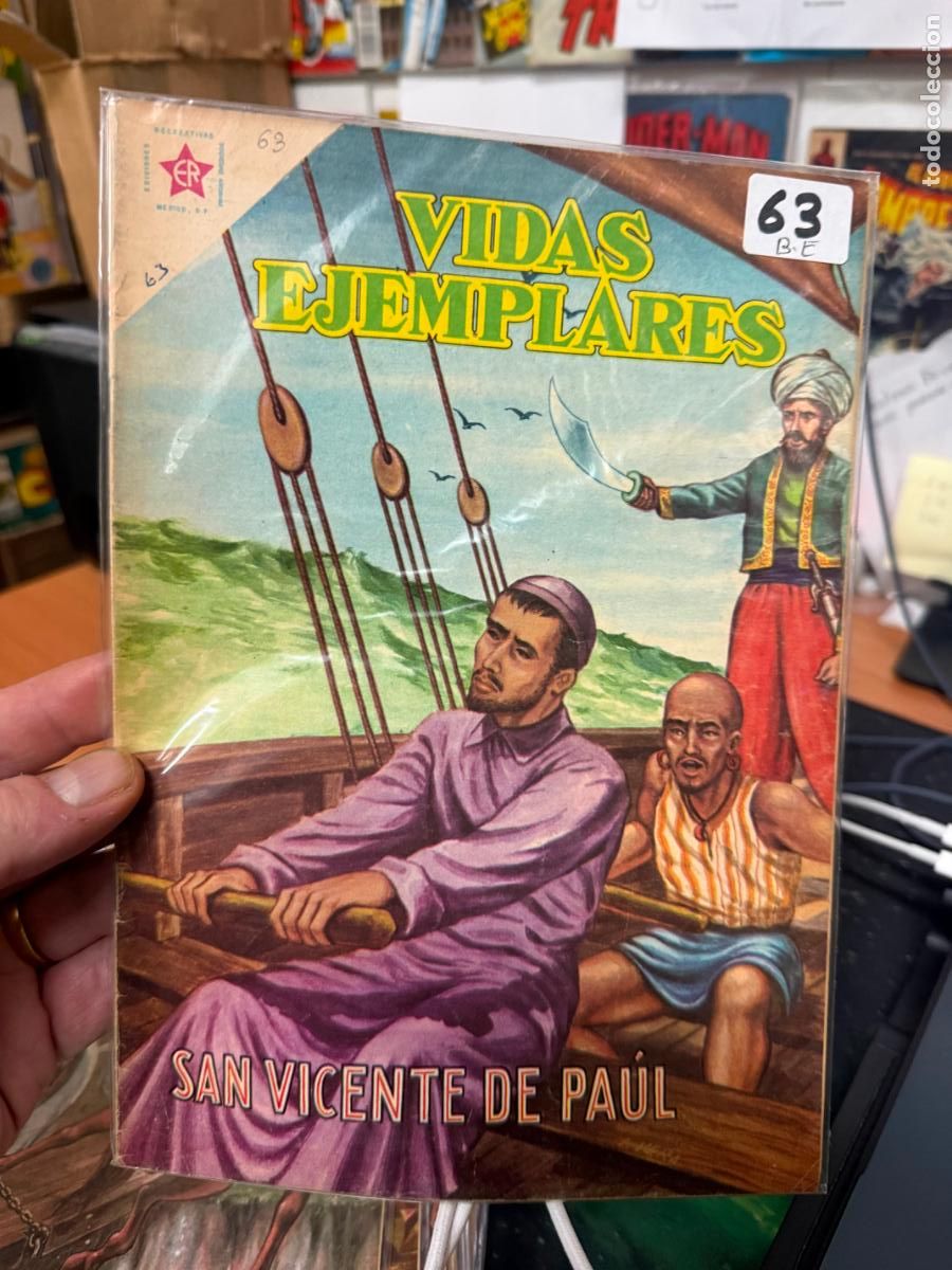 Tebeos: VIDAS EJEMPLARES EDITORIAL NOVARO NUMERO 63