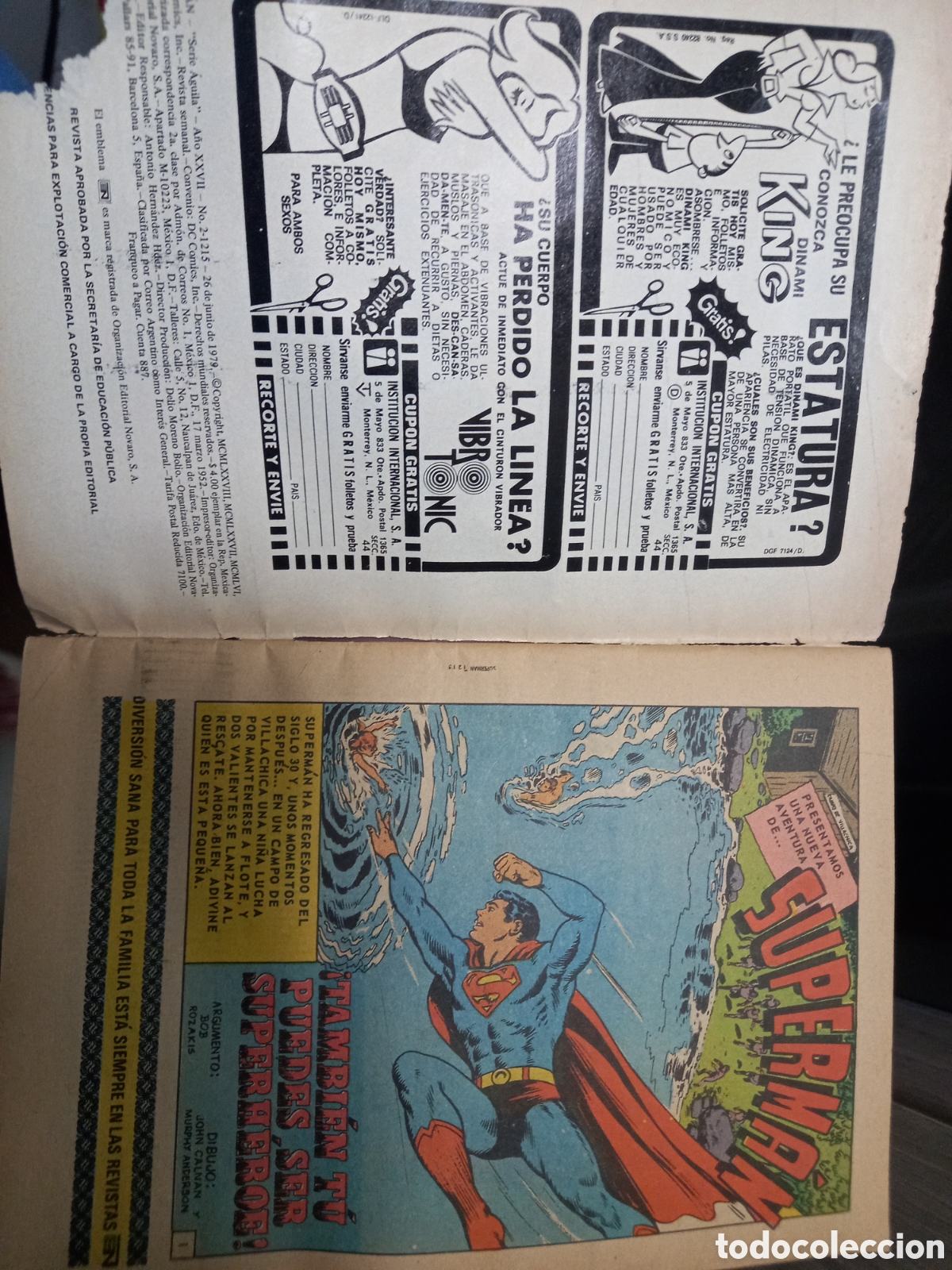 Tebeos: Superman a&ntilde;o1979 revista juvenil - Foto 2