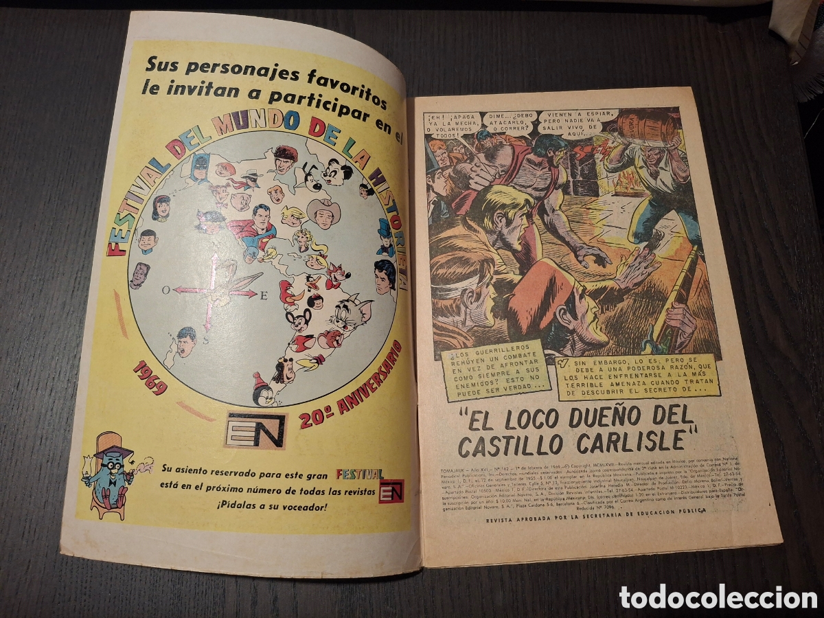 Tebeos: Comic - Tomajauk 162 - Editorial Novaro - 1969 - Tomahawk - Foto 3
