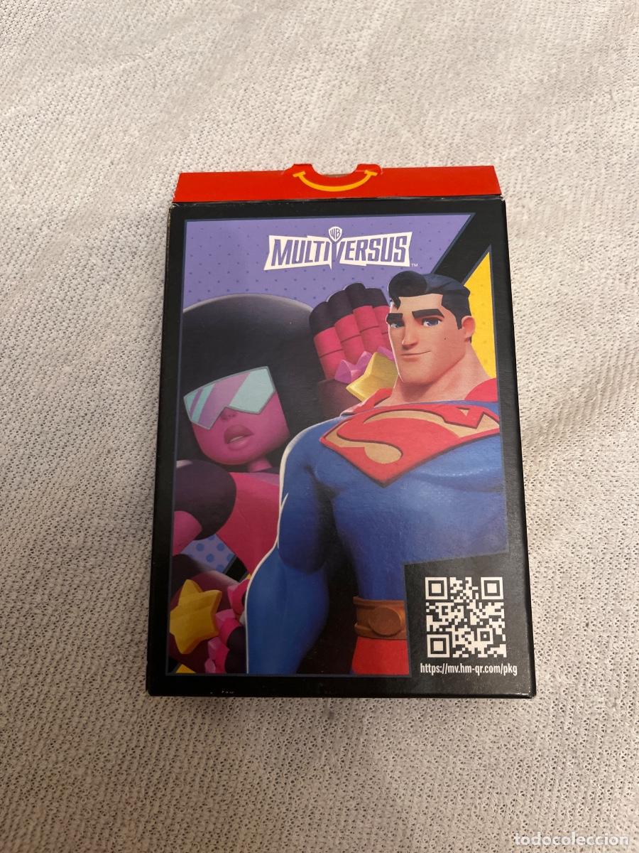 Tebeos: Lata y pegatinas Superman MultiVersus - Foto 1