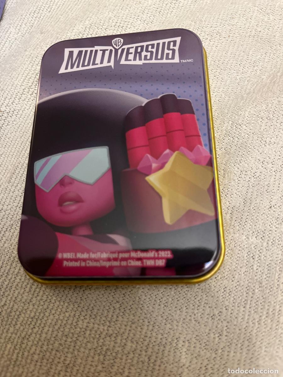 Tebeos: Lata y pegatinas Superman MultiVersus - Foto 3