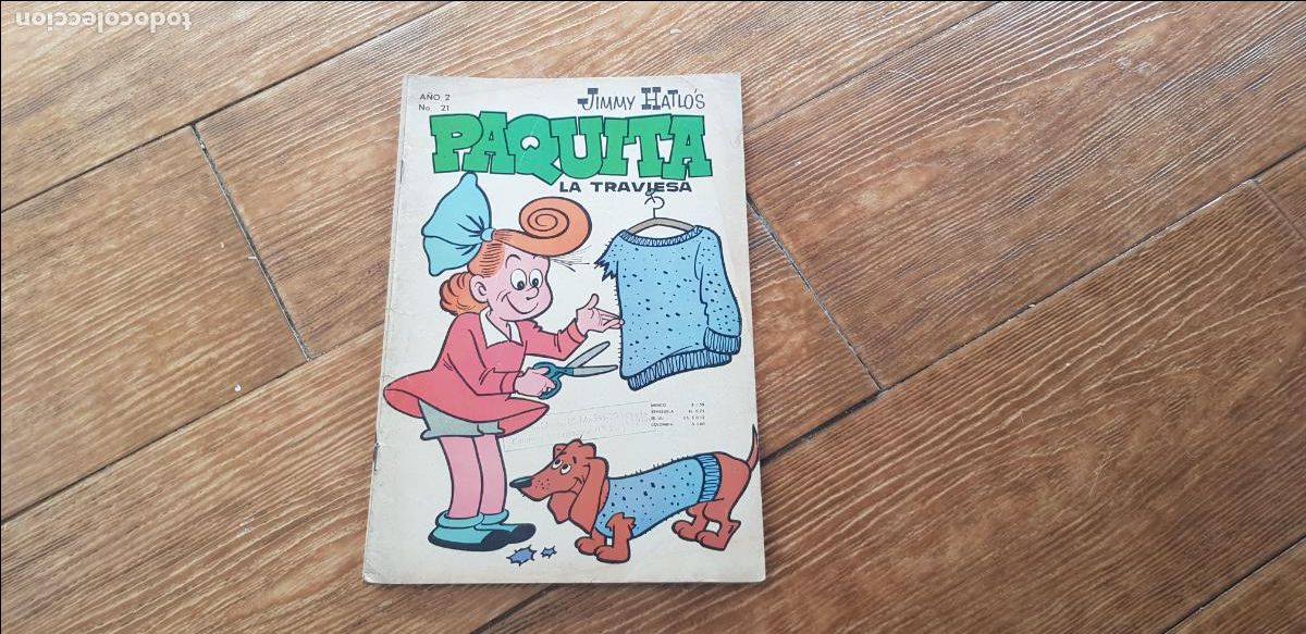 Tebeos: PAQUITA LA TRAVIESA N&ordm; 21 1969 COLOMBIA