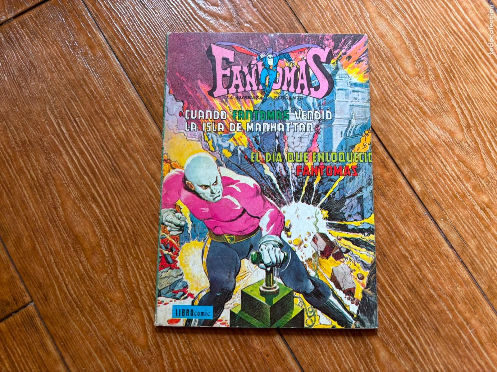 Tebeos: FANTOMAS N&ordm; 7 - LIBRO COMIC NOVARO LIBROCOMIC 1977