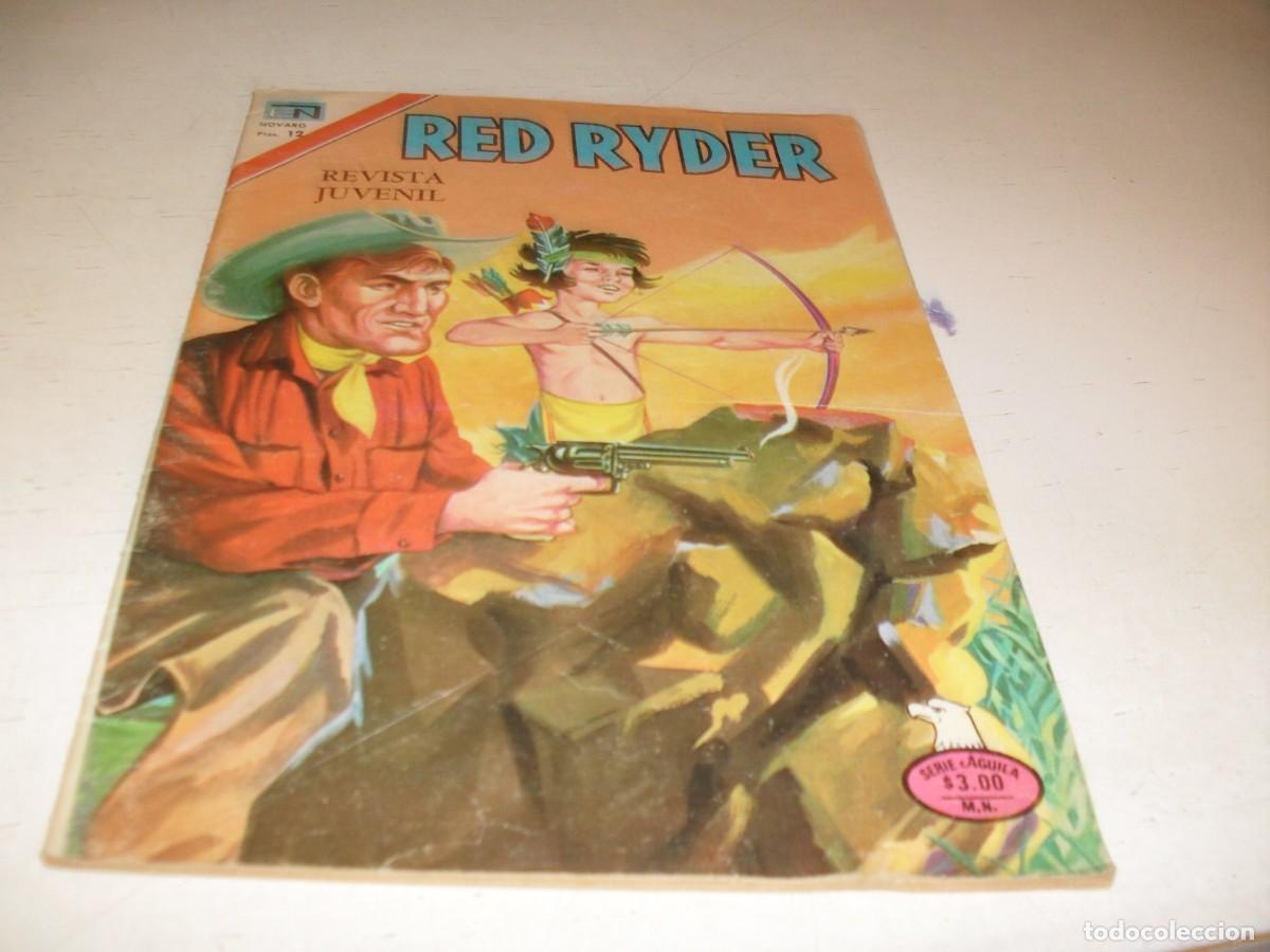 Tebeos: RED RYDER N&ordm; 378,DE 474,CON PUBLICIDAD DE BATMAN EN CONTRAPORTADA.NOVARO,1954