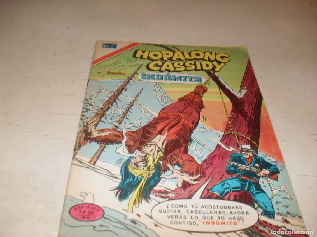 Tebeos: HOPALONG CASSIDY N&ordm; 296,DE 325,CON INDOMITO:VIAJE A LA MUERTE.NOVARO,1954