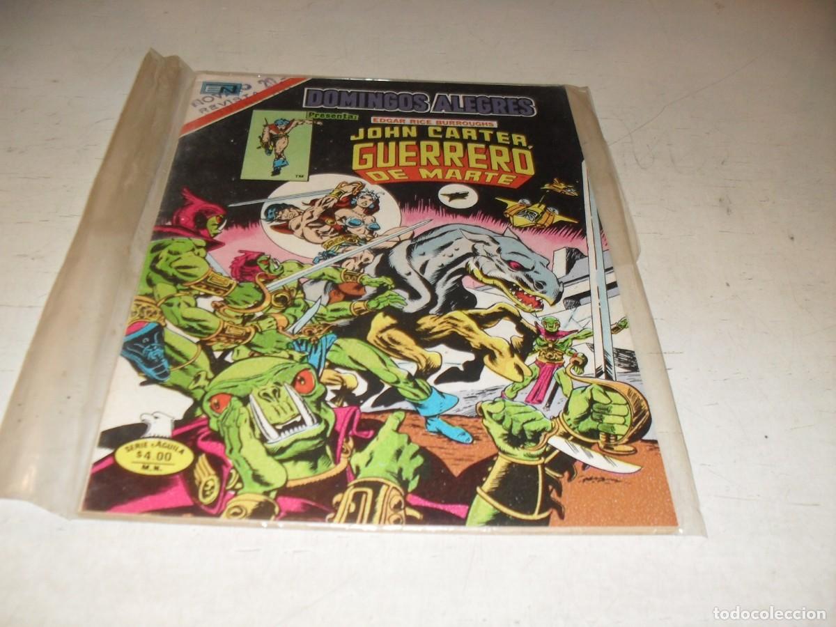 Tebeos: DOMINGOS ALEGRES N&ordm; 1363,N&ordm; DIFICIL,DE 1457,JOHN CARTER,GUERRERO DE MARTE.NOVARO,1954