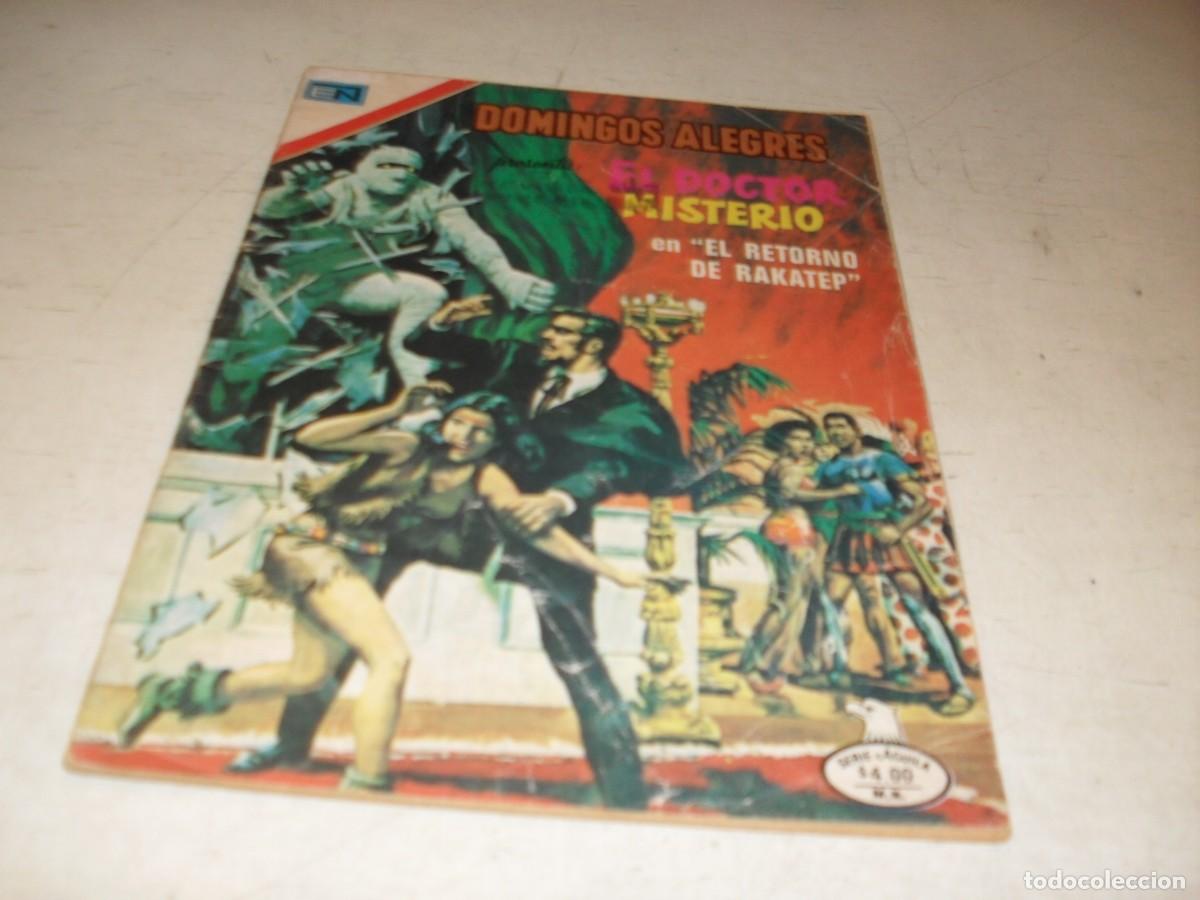 Tebeos: DOMINGOS ALEGRES N&ordm; 1338,N&ordm; DIFICIL,DE 1457,EL DOCTOR MISTERIO.NOVARO,1954