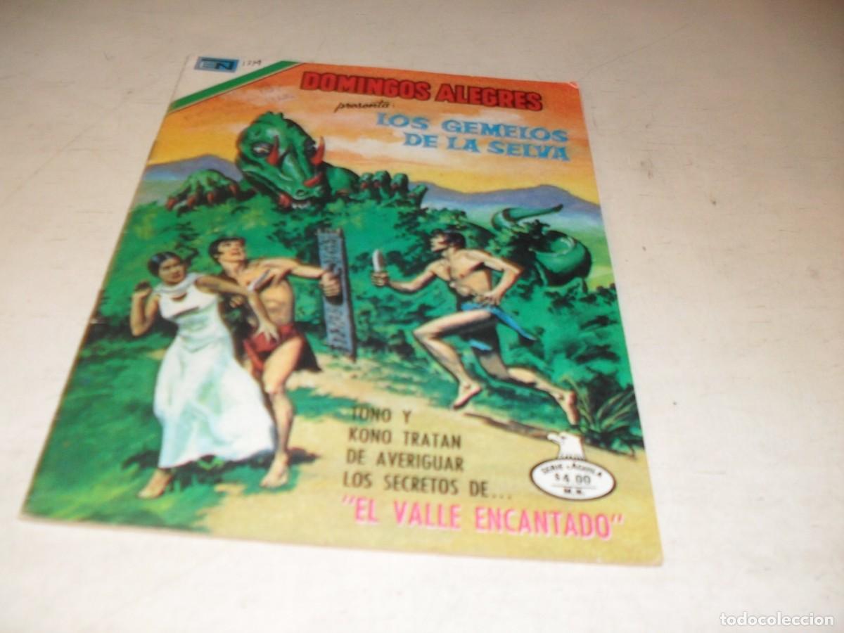 Tebeos: DOMINGOS ALEGRES N&ordm; 1314,DE 1457,TONO Y KONO,LOS GEMELOS DE LA SELVA.NOVARO,1954