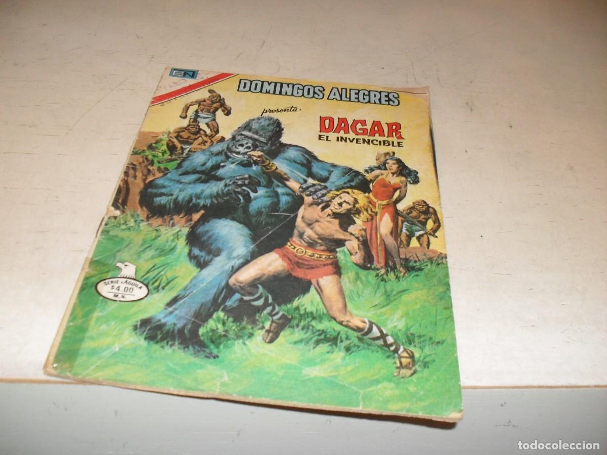 Tebeos: DOMINGOS ALEGRES N&ordm; 1311,DE 1457,DAGAR,EL INVENCIBLE.NOVARO,1954