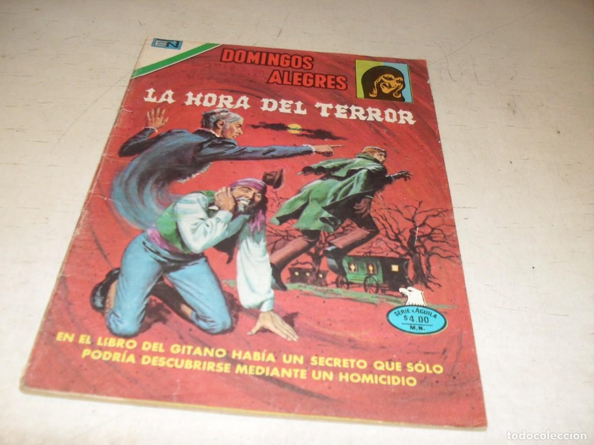 Tebeos: DOMINGOS ALEGRES N&ordm; 1308,DE 1457,LA HORA DEL TERROR,NUNCA REEDITADO.NOVARO,1954