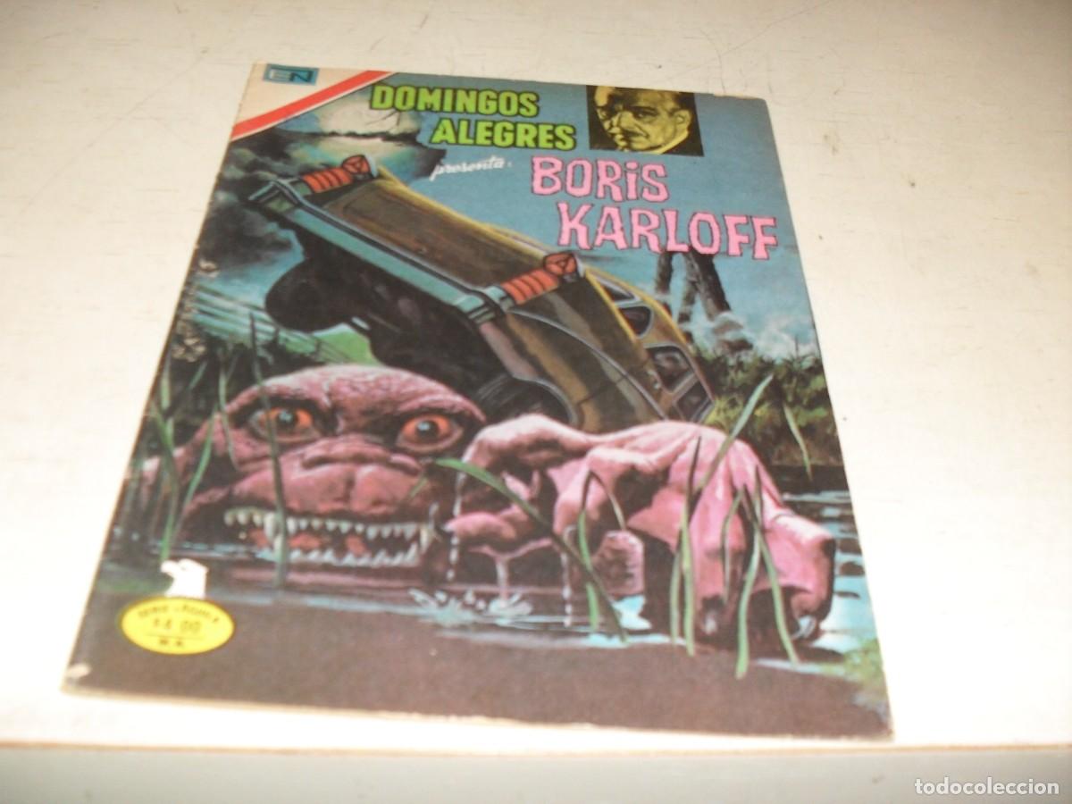 Tebeos: DOMINGOS ALEGRES N&ordm; 1306,DE 1457,BORIS KARLOFF PRESENTA,NUNCA REEDITADO.NOVARO,1954