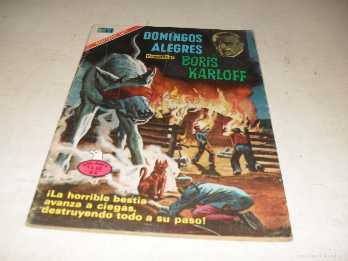 Tebeos: DOMINGOS ALEGRES N&ordm; 1231,DE 1457,BORIS KARLOFF PRESENTA,NUNCA REEDITADO.NOVARO,1954