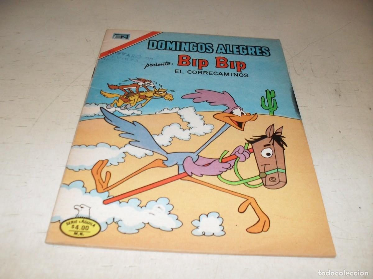 Tebeos: DOMINGOS ALEGRES N&ordm; 1208,DE 1457,BIP BIP,EL CORRECAMINOS,NUNCA REEDITADO.NOVARO,1954