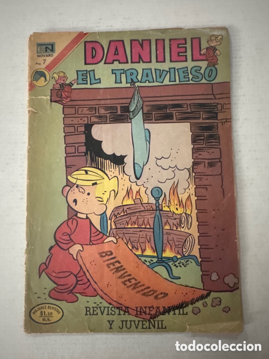 Tebeos: Daniel el Travieso. A&ntilde;o IX N&ordm;- 119 Epoca Navide&ntilde;a. 1973 Novaro &laquo;MUY RARO&raquo;