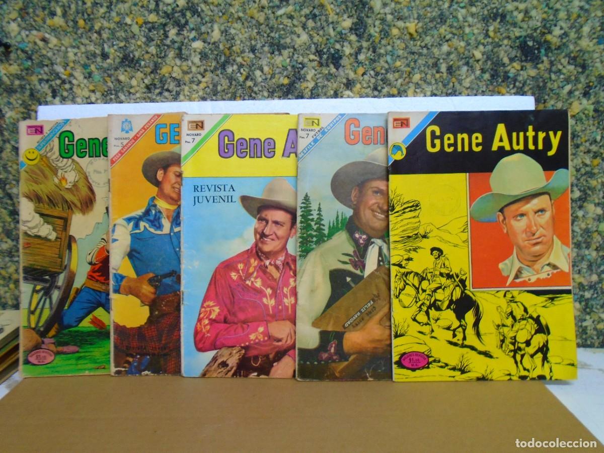 Tebeos: GENE AUTRY /EDIT. NOVARO/ N&ordm; 152-177-193-259-272/ DE 1966 -1973.