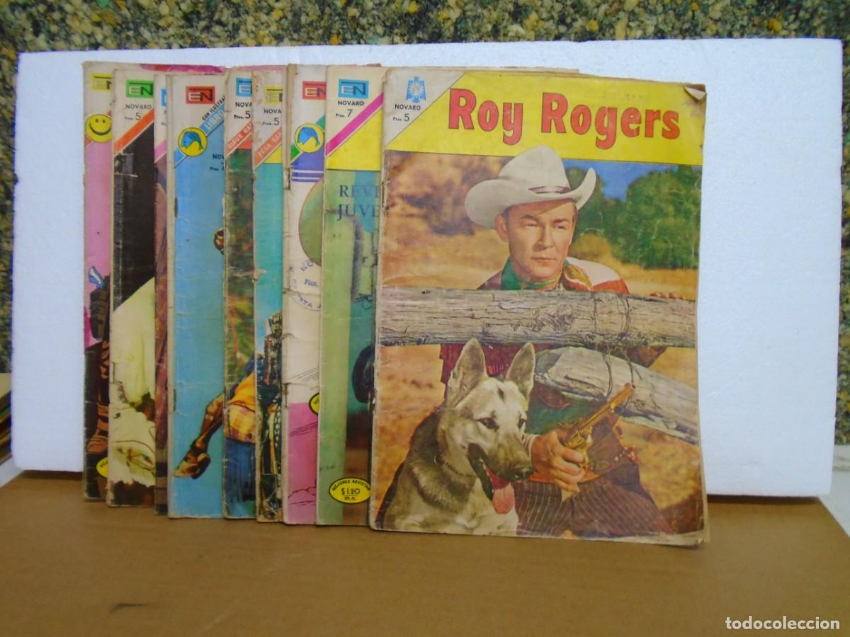Tebeos: ROY ROGERS /EDIT. NOVARO/ N&ordm; 161-173-175-176-182-219-221-268-291-303/1966-1973.