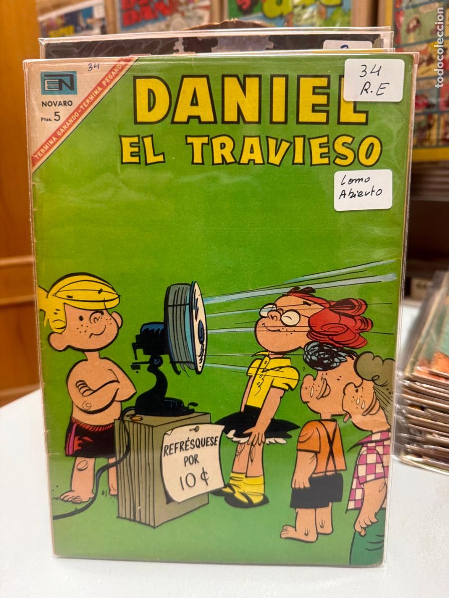 Tebeos: DANIEL EL TRAVIESO EDITORIAL NOVARO NUMERO 34