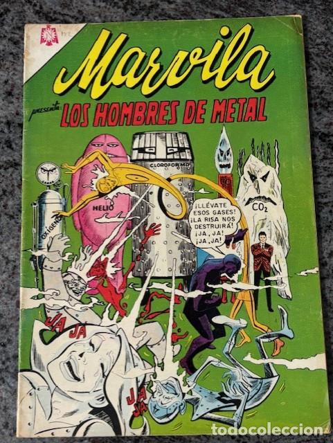 Tebeos: MARVILA (WONDER WOMAN) N&ordm; 122 ED. NOVARO (JULIO 1965). MUY BUEN ESTADO. HOMBRES DE METAL (METAL MEN)