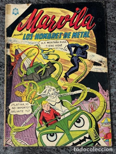 Comics: MARVILA (WONDER WOMAN) N&ordm; 126 ED. NOVARO (MARZO 1966). HOMBRES DE METAL (METAL MEN)