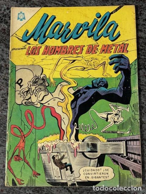 Livros de Banda Desenhada: MARVILA (WONDER WOMAN) N&ordm; 130 ED. NOVARO (JULIO 1966). BUEN ESTADO. HOMBRES DE METAL (METAL MEN)