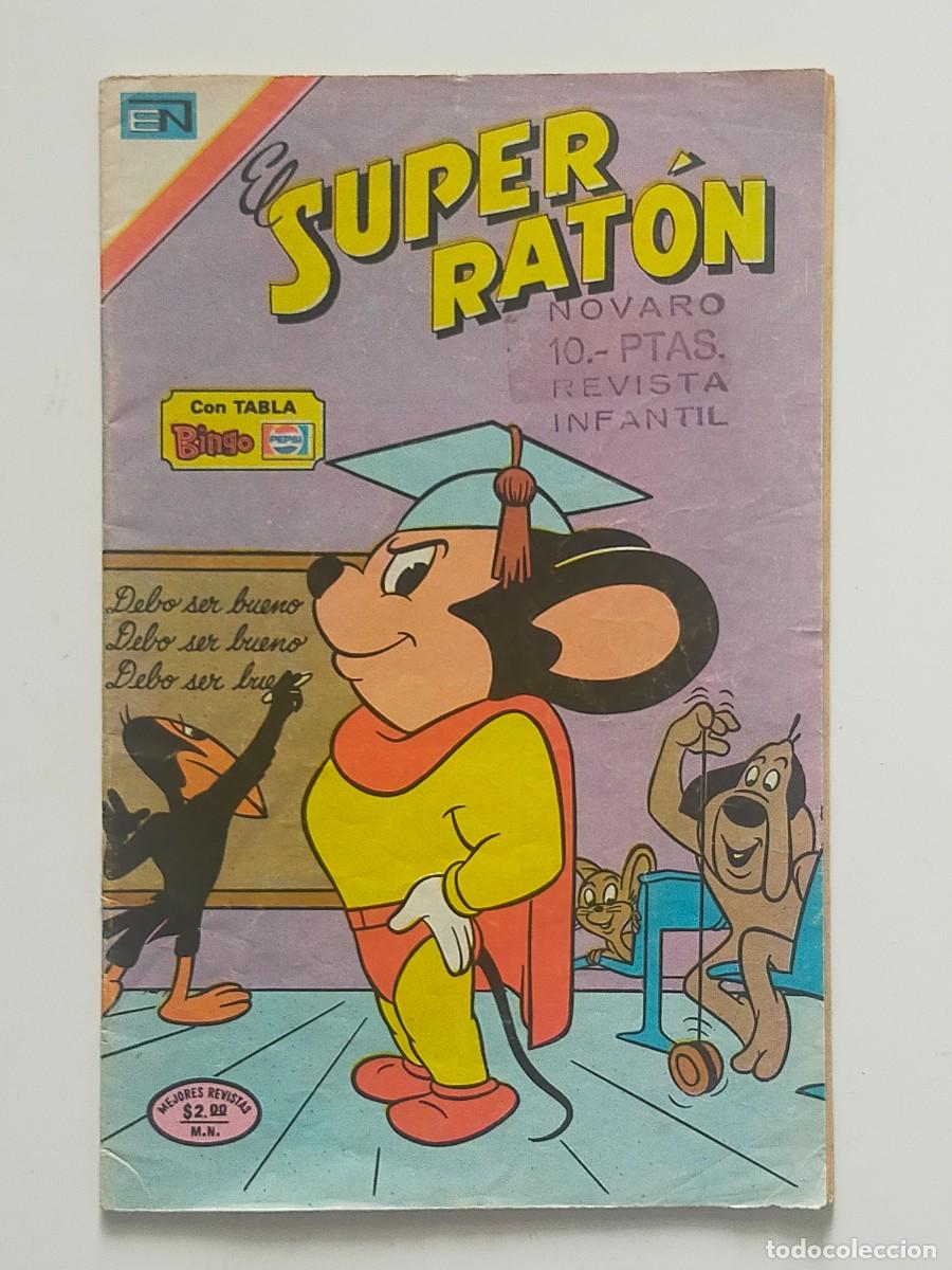 Tebeos: EL SUPER RATON. N&ordm; 284 - Editorial NOVARO 1974 - Con tablas de Bingo de WALT DISNEY
