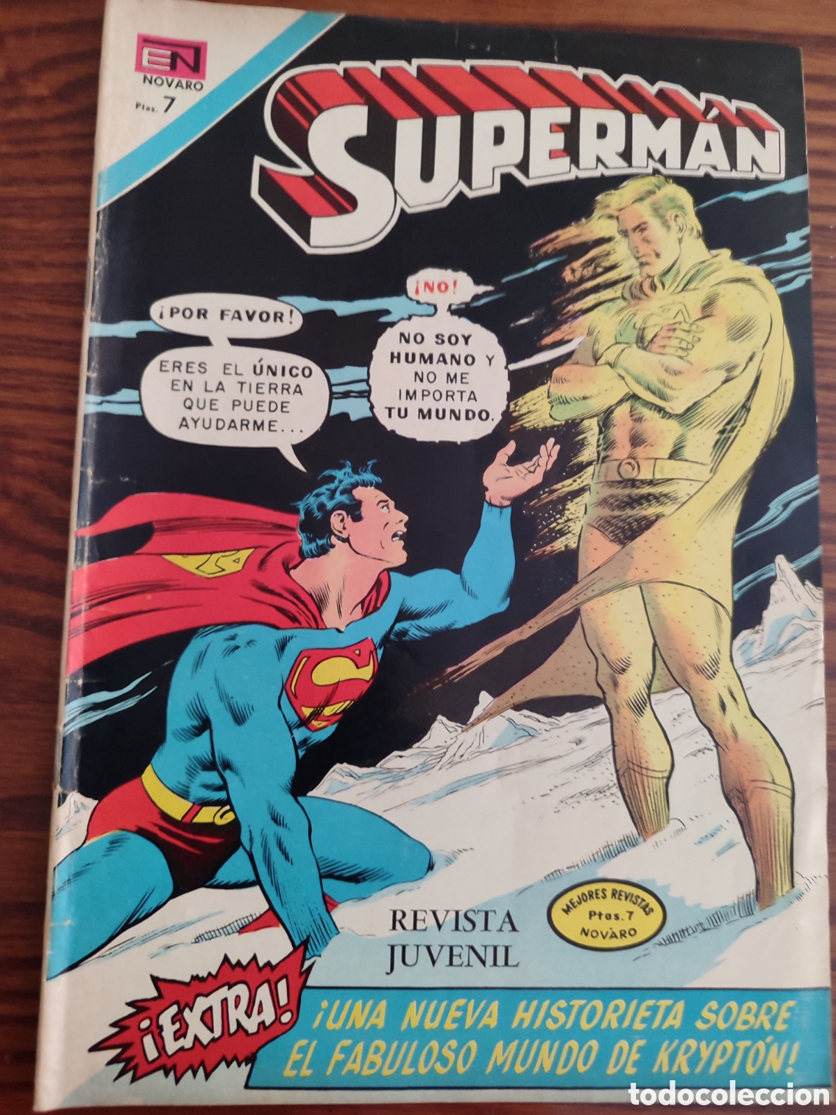 Tebeos: SUPERMAN Novaro, a&ntilde;o 1971, se dispone 12