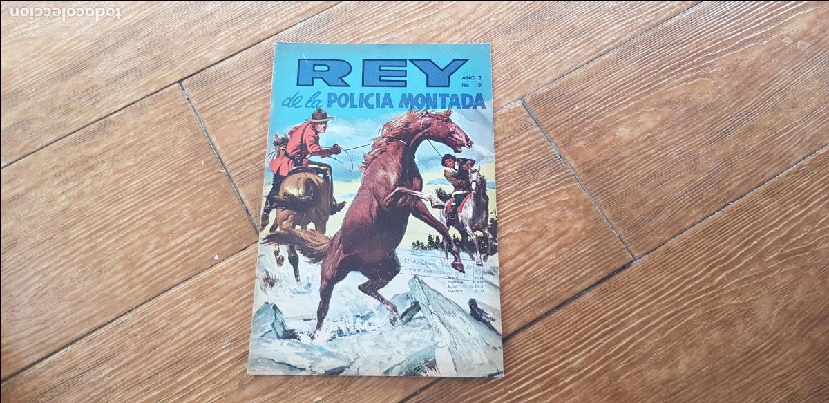 Tebeos: REY DE LA POLIC&Iacute;A MONTADA N&ordm; 19 CAMBRIDGE PUBLISHING 1969