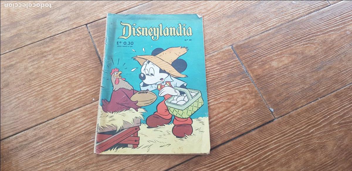 Tebeos: DISNEYLANDIA N&ordm; 59 ZIG ZAG 1963