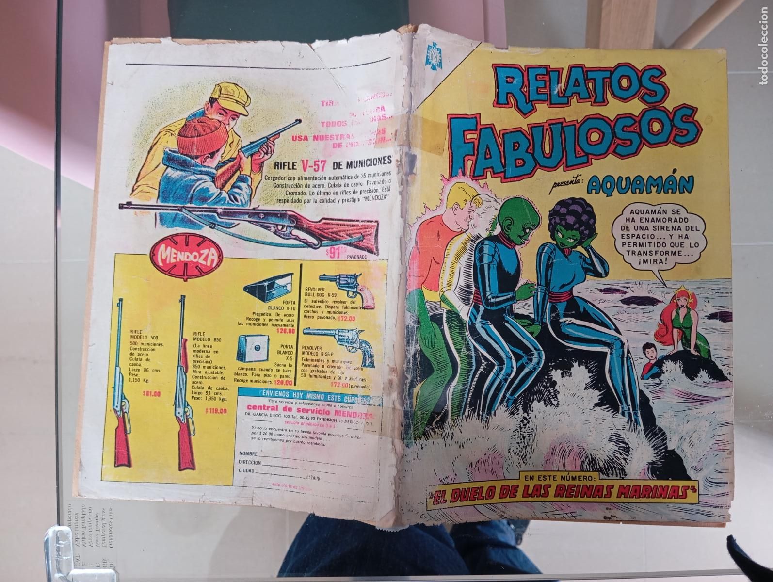 Tebeos: RELATOS FABULOSOS N&ordm; 77 - AQUAM&Aacute;N, MUY RARO Y DIFICIL VER FOTOS Y DESCRIPCION A&Ntilde;O 1966