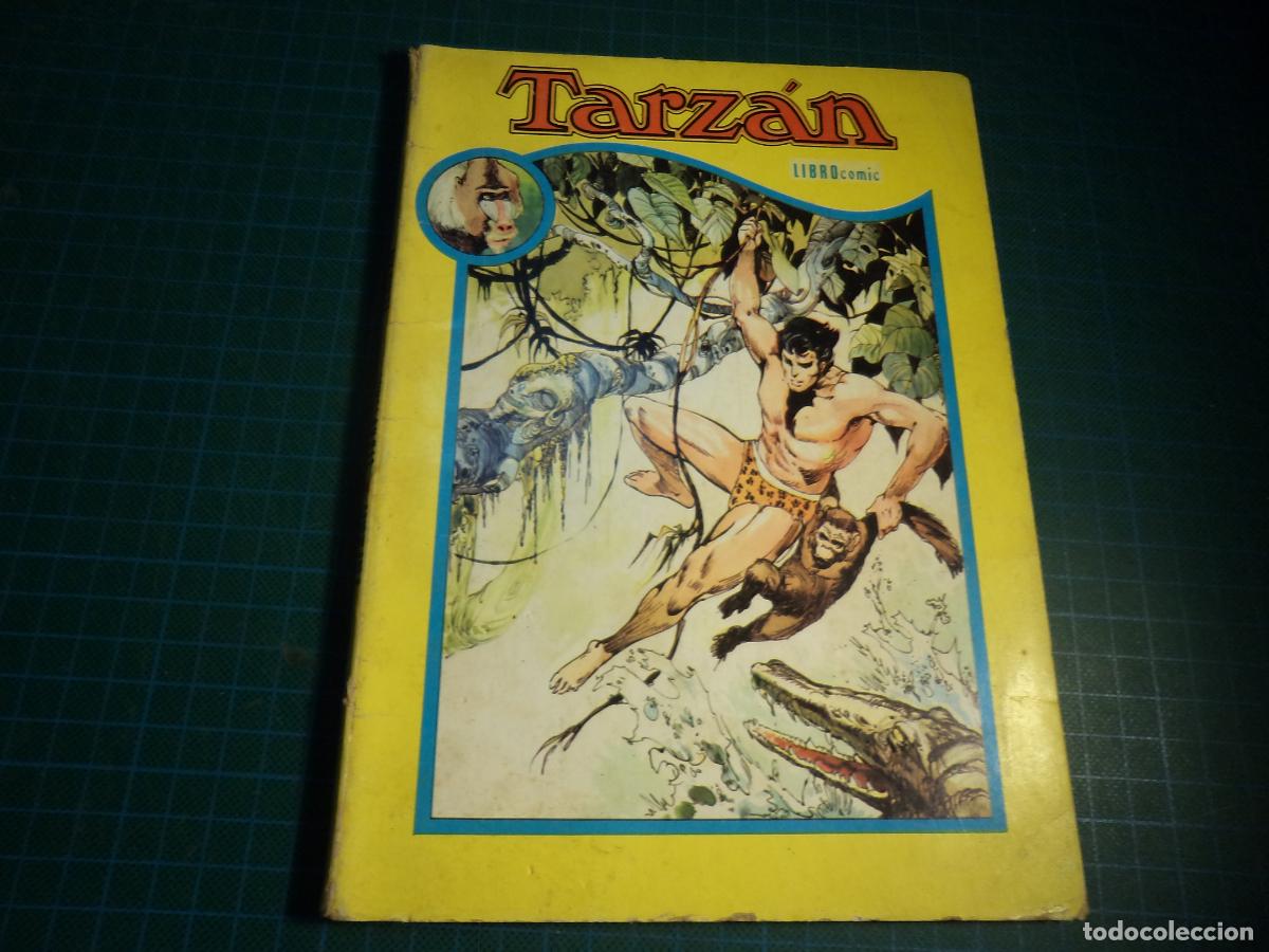 Comics: Tarzan. Libro comic. Tomo XIV. Novaro. Con se&ntilde;ales de uso.