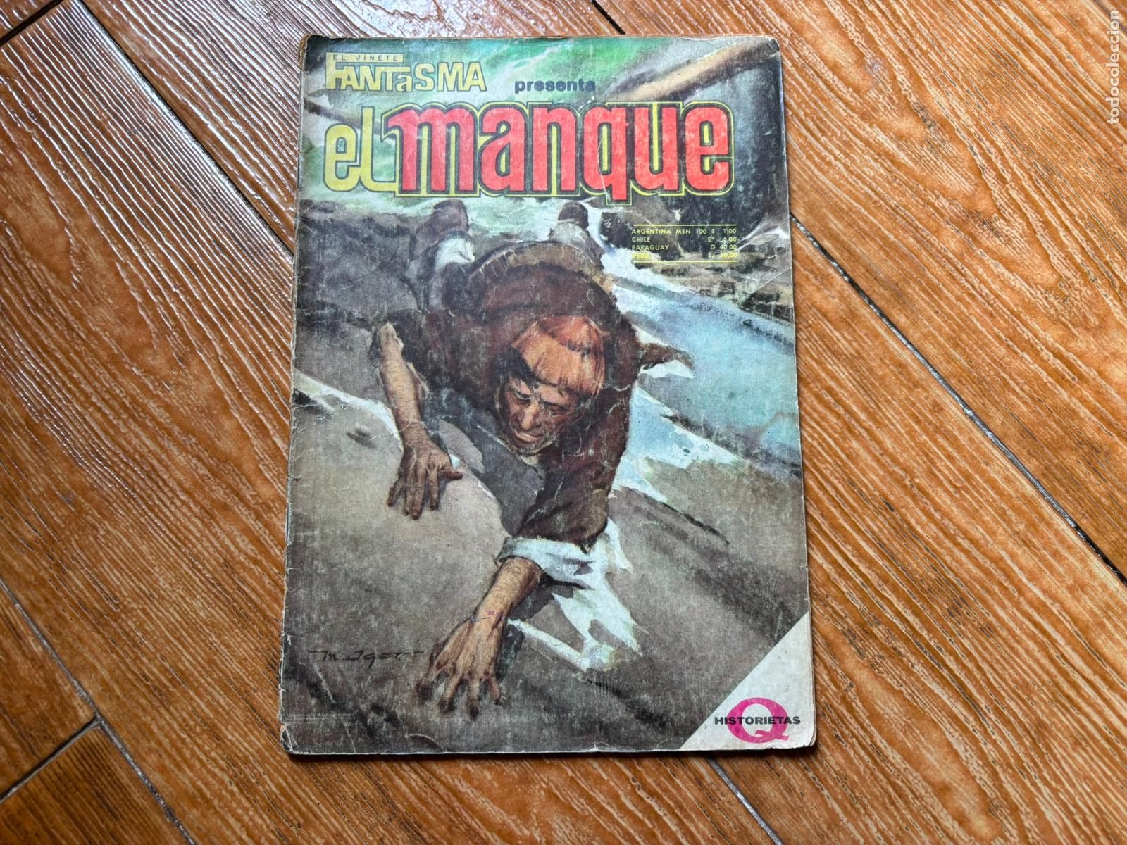 Tebeos: EL JINETE FANTASMA PRESENTA EL MANQUE
