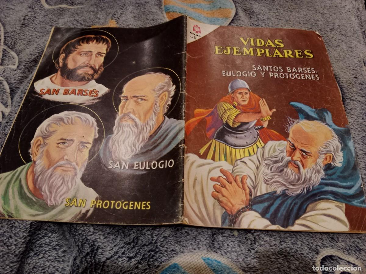 Tebeos: VIDAS EJEMPLARES N&ordm; 198 - SANTOS BARSES EULOGIO Y PROTOGENESIS - EDITORIAL NOVARO 1965