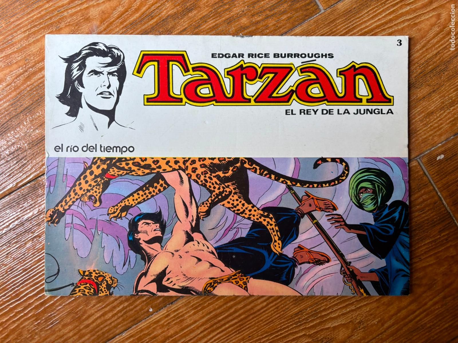 Tebeos: TARZ&Aacute;N EL REY DE LA JUNGLA N&ordm; 3 EDGAR RICE BURROUGHS NOVARO 1979
