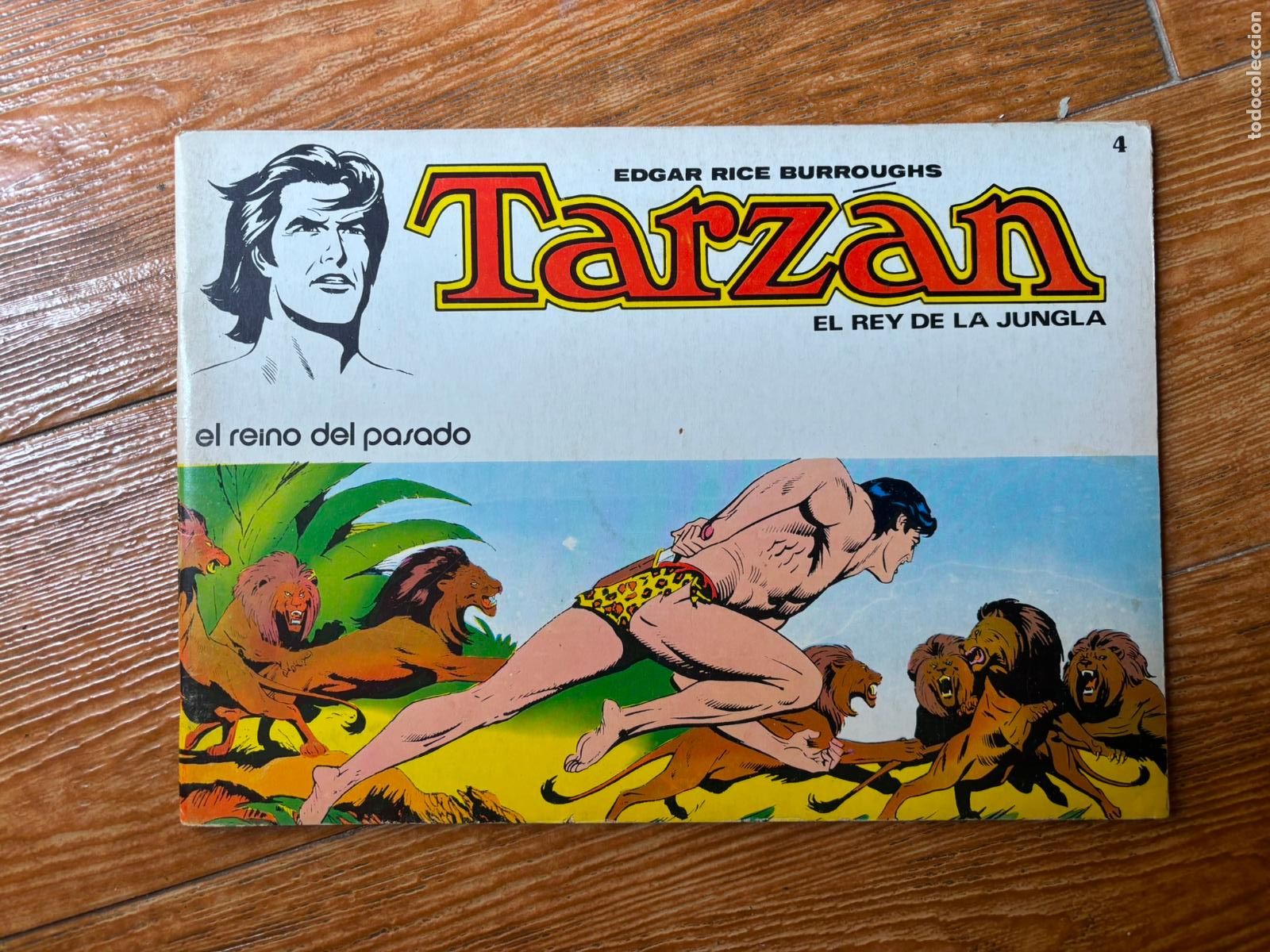 Tebeos: TARZ&Aacute;N EL REY DE LA JUNGLA N&ordm; 4 EDGAR RICE BURROUGHS NOVARO 1979