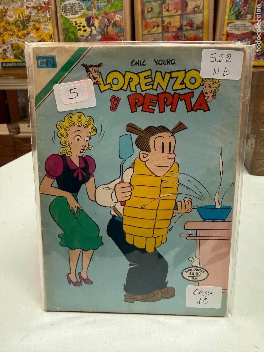 Tebeos: LORENZO Y PEPITA EDITORIAL NOVARO SERIE AGUILA NUMERO 522