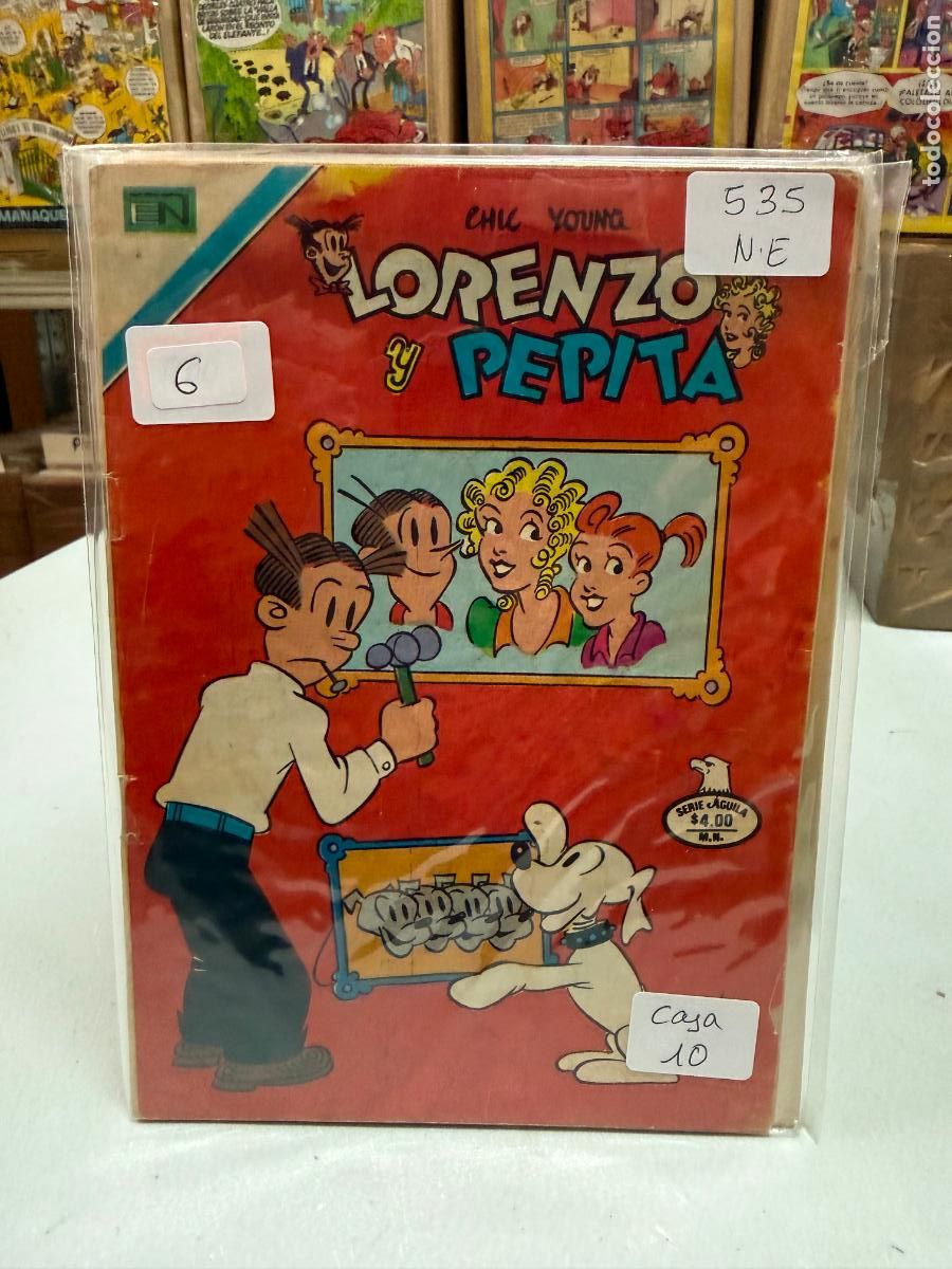 Tebeos: LORENZO Y PEPITA EDITORIAL NOVARO SERIE AGUILA NUMERO 535