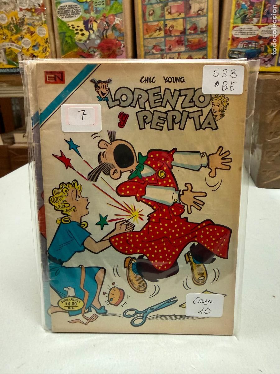 Tebeos: LORENZO Y PEPITA EDITORIAL NOVARO SERIE AGUILA NUMERO 538