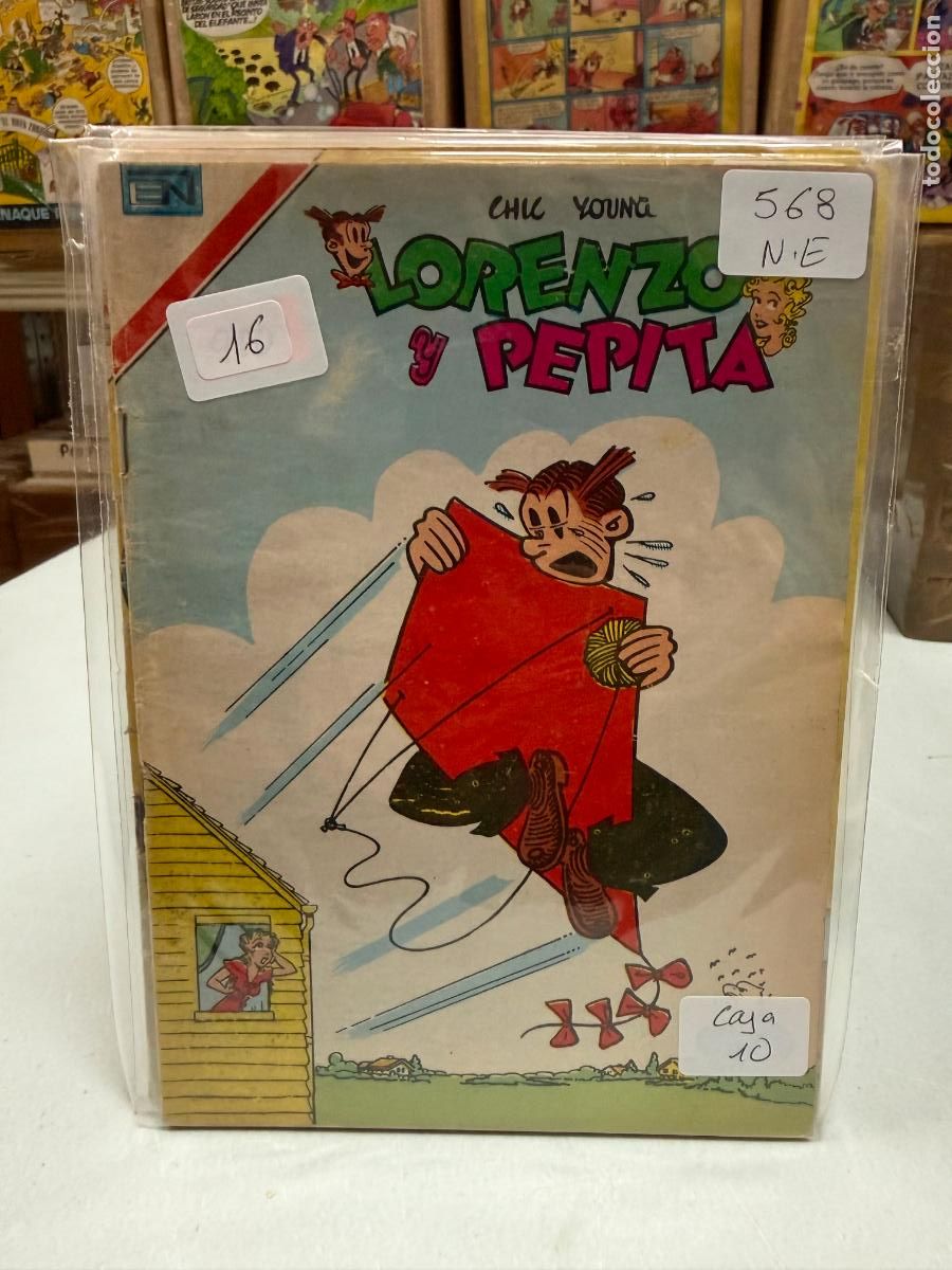 Tebeos: LORENZO Y PEPITA EDITORIAL NOVARO SERIE AGUILA NUMERO 568