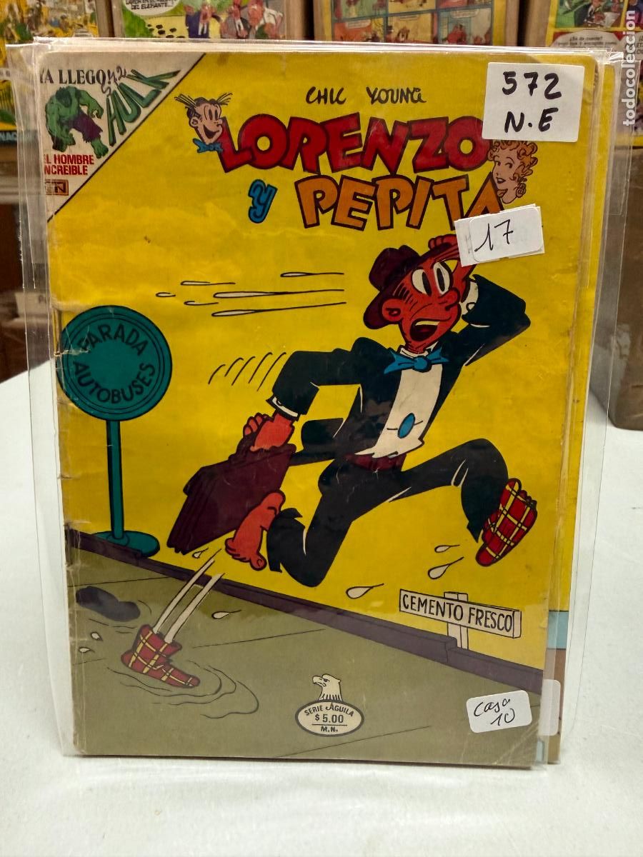Tebeos: LORENZO Y PEPITA EDITORIAL NOVARO SERIE AGUILA NUMERO 572