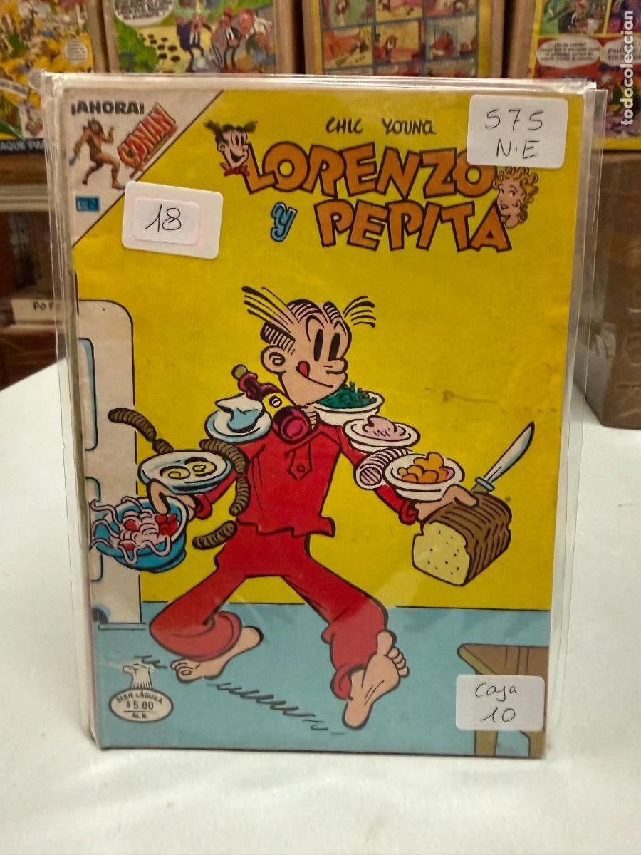 Tebeos: LORENZO Y PEPITA EDITORIAL NOVARO SERIE AGUILA NUMERO 575