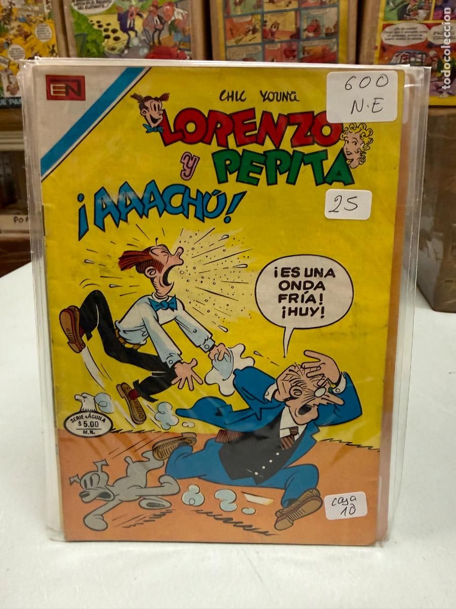 Tebeos: LORENZO Y PEPITA EDITORIAL NOVARO SERIE AGUILA NUMERO 600