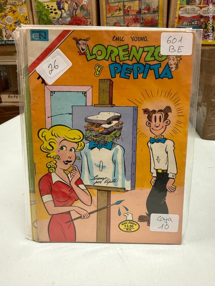 Tebeos: LORENZO Y PEPITA EDITORIAL NOVARO SERIE AGUILA NUMERO 601