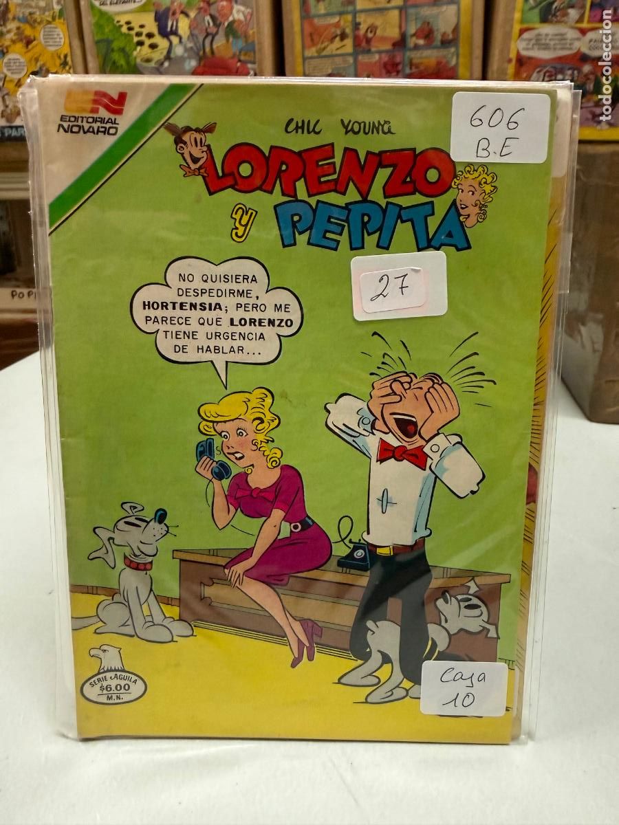 Tebeos: LORENZO Y PEPITA EDITORIAL NOVARO SERIE AGUILA NUMERO 606